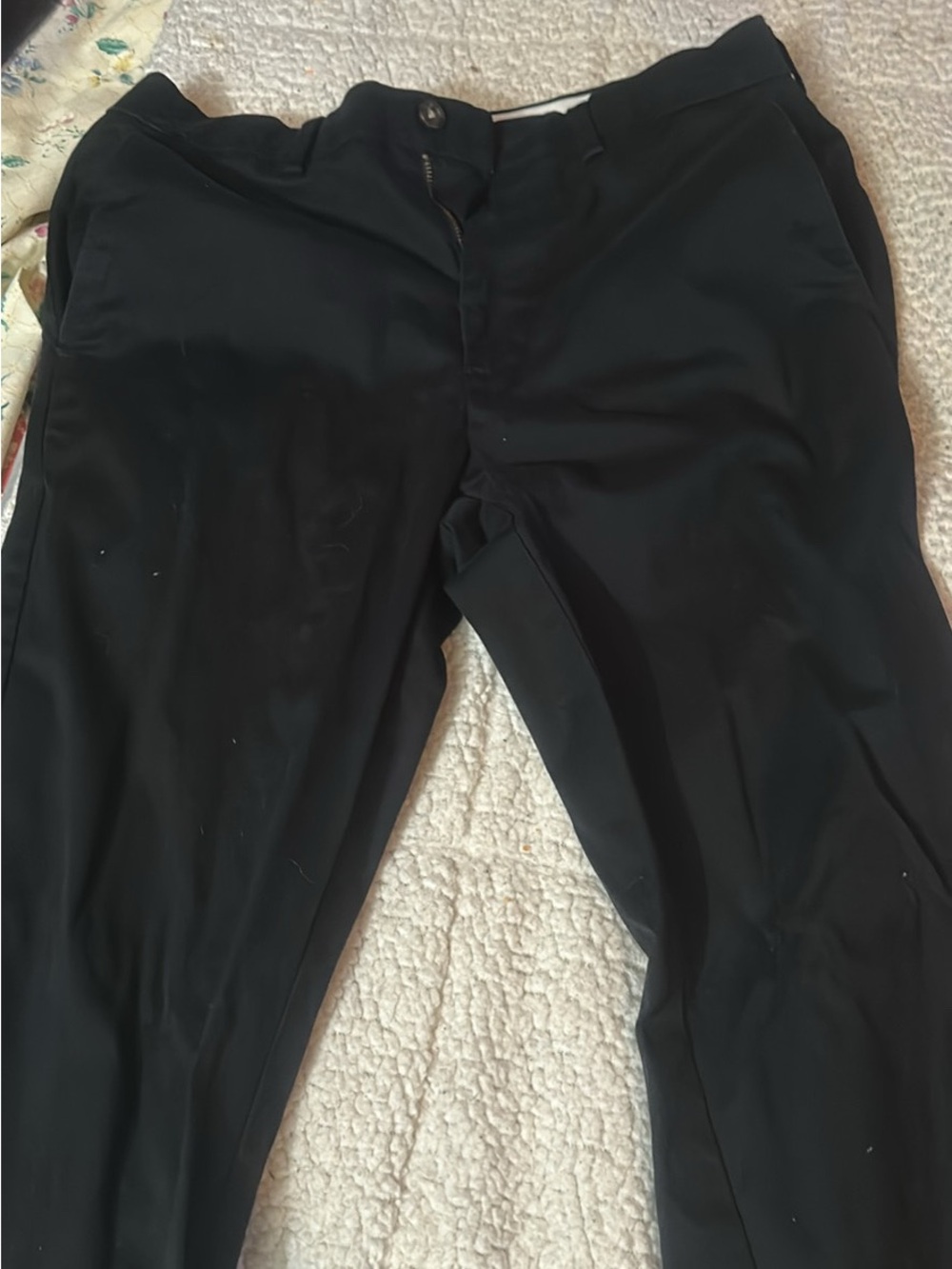 Black George dress pants